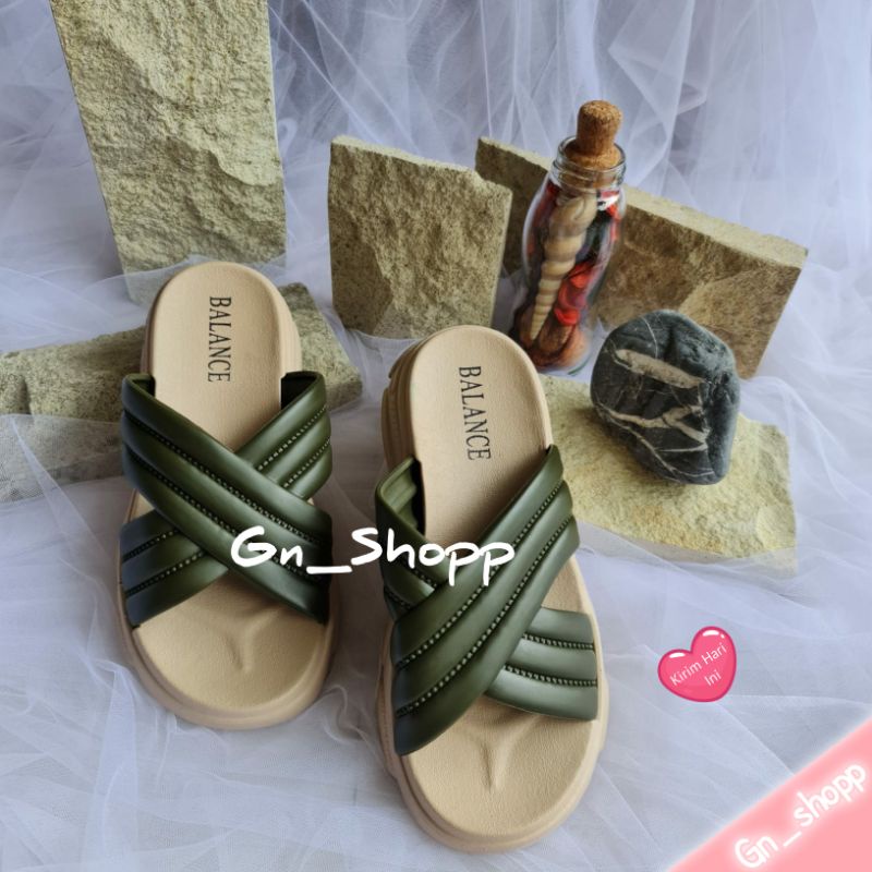 9.9 Sandal Tali Silang Wanita Salur Olympic Balance 2201 K6