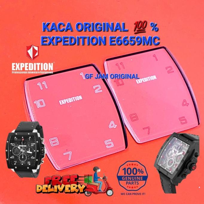 KACA JAM TANGAN EXPEDITION E6659 E 6659 ORIGINAL 100% PART DIJAMIN