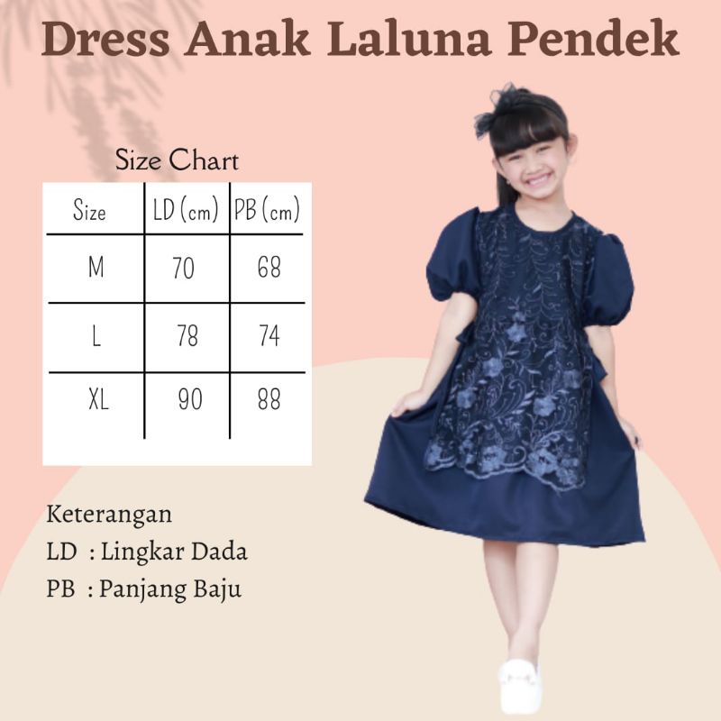 DRESS LALUNA LENGAN PANJANG PREMIUM