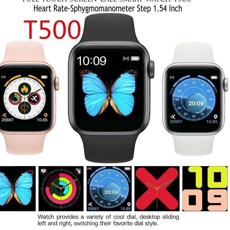 Stok terbaru Jam Tangan Smart Watch T500 PLUS Bracelet Touch Screen Include Box Fullset | smart watc