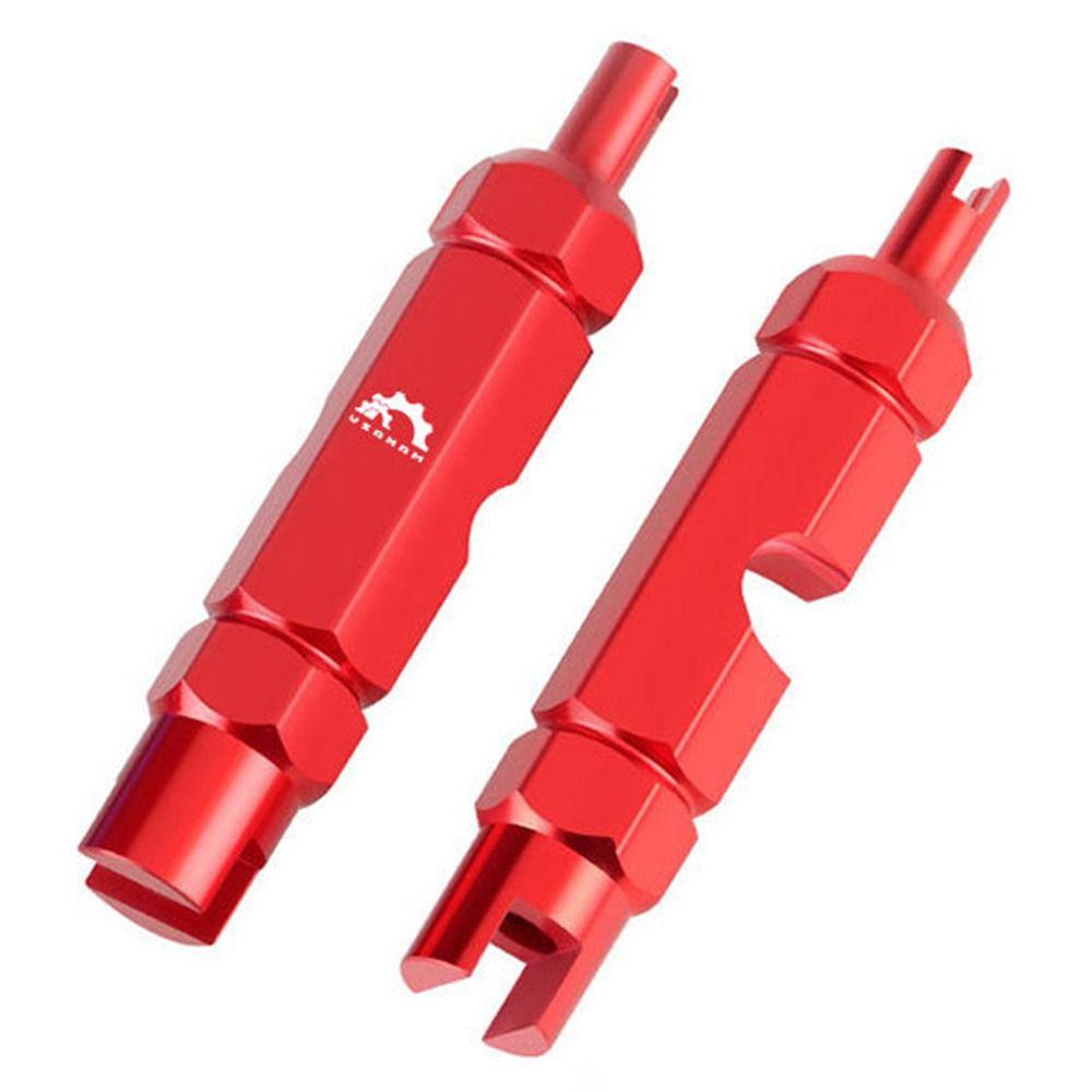 R-FLOWER 2pcs Alat Katup Sepeda Multifungsi Aksesoris Anti-slip Air-Valve Spanner