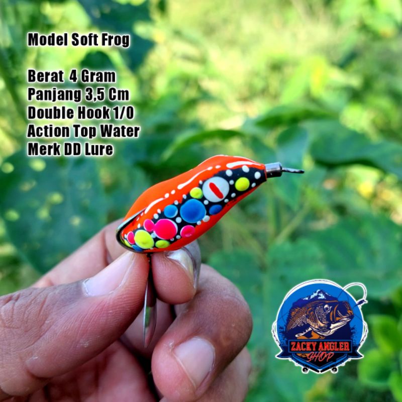 Soft Frog DD Lure 3,7 Cm Umpan Casting Gabus