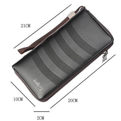 DOMPET PANJANG WANITA BAELLERRY ORIGINAL KOREA NOBELA WA640B5 PREMIUM BATAM CEWEK MURAH BRANDED KULIT HITAM TALI PENDEK RESLETING KARTU KOIN KEKINIAN