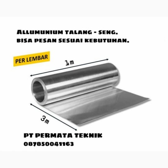 Reflektor Seng Alumunium 0,3Mm - Alumunium Talang 0,3Mm - Plat Alumunium 0,3Mm