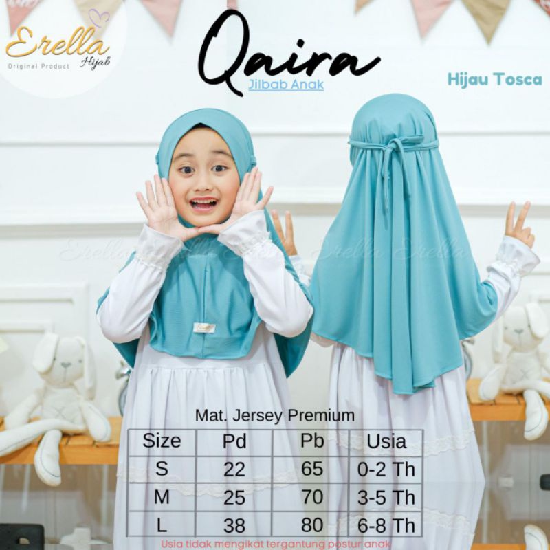 QAIRA JILBAB ANAK BY ERELLA