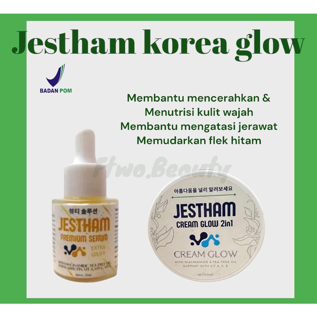 [SIAP KIRIM]GLOW LIGHT KOREA 2 in 1 SERUM JESTHAM