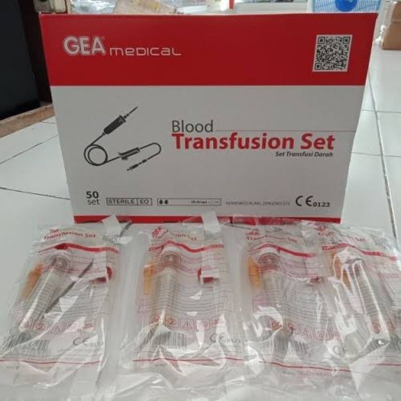 Blood Transfusion Set GEA - Blood Set - Set Transfusi Darah