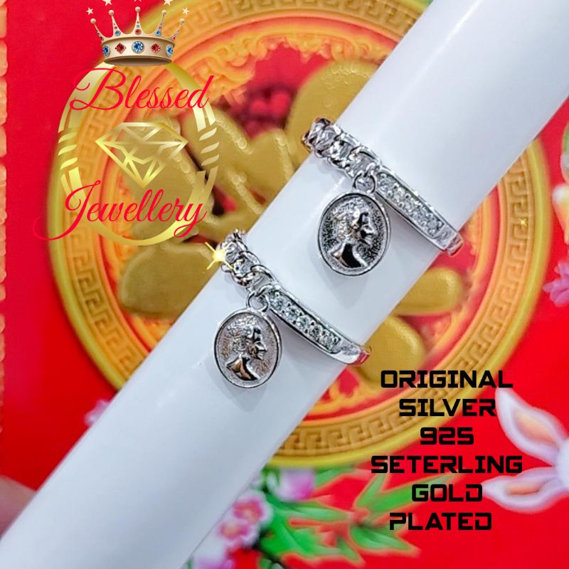 CINCIN PERAK ASLI 925 LAPIS EMAS