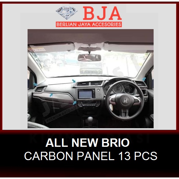 CARBON PANEL ALL NEW BRIO 13PCS