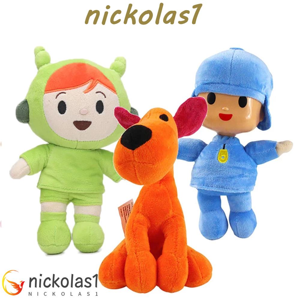 Nickolas1 Pocoyo Plush Stuffed 16-30cm Anak Elly Pato Loula Nina Gajah Bebek Mainan Hewan Mainan Mewah