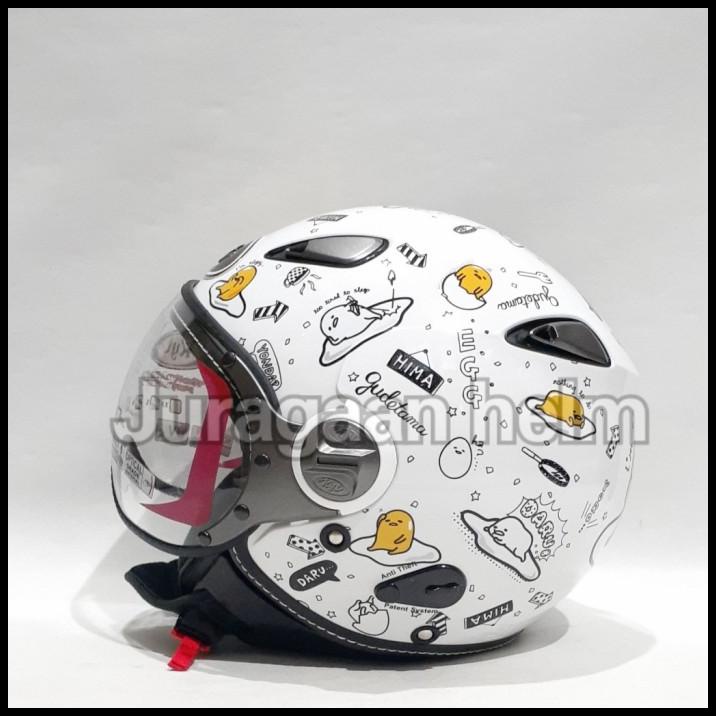 Helm Kyt Elsico Motif Santrio Gudetama