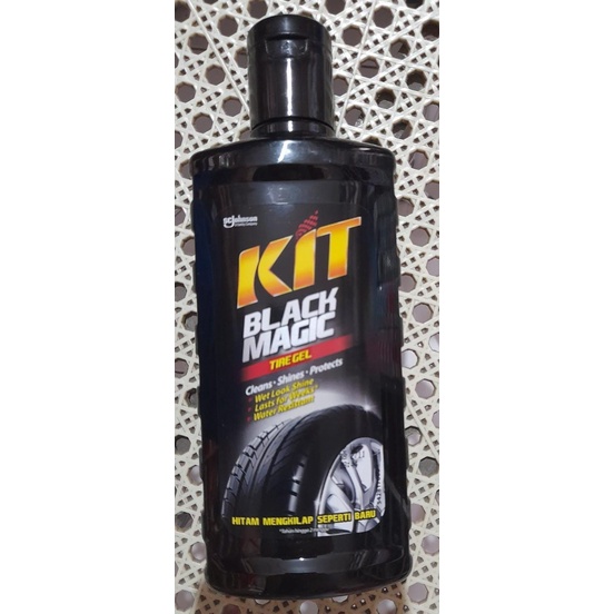 KIT Black Magic Tire Gel Hitam Semir Pengkilap Ban Motor Mobil Botol 270ML