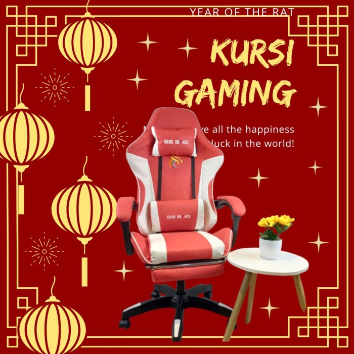Kursi Kursi Gaming Chair Computer Bangku Gaming Game Chaho Murah