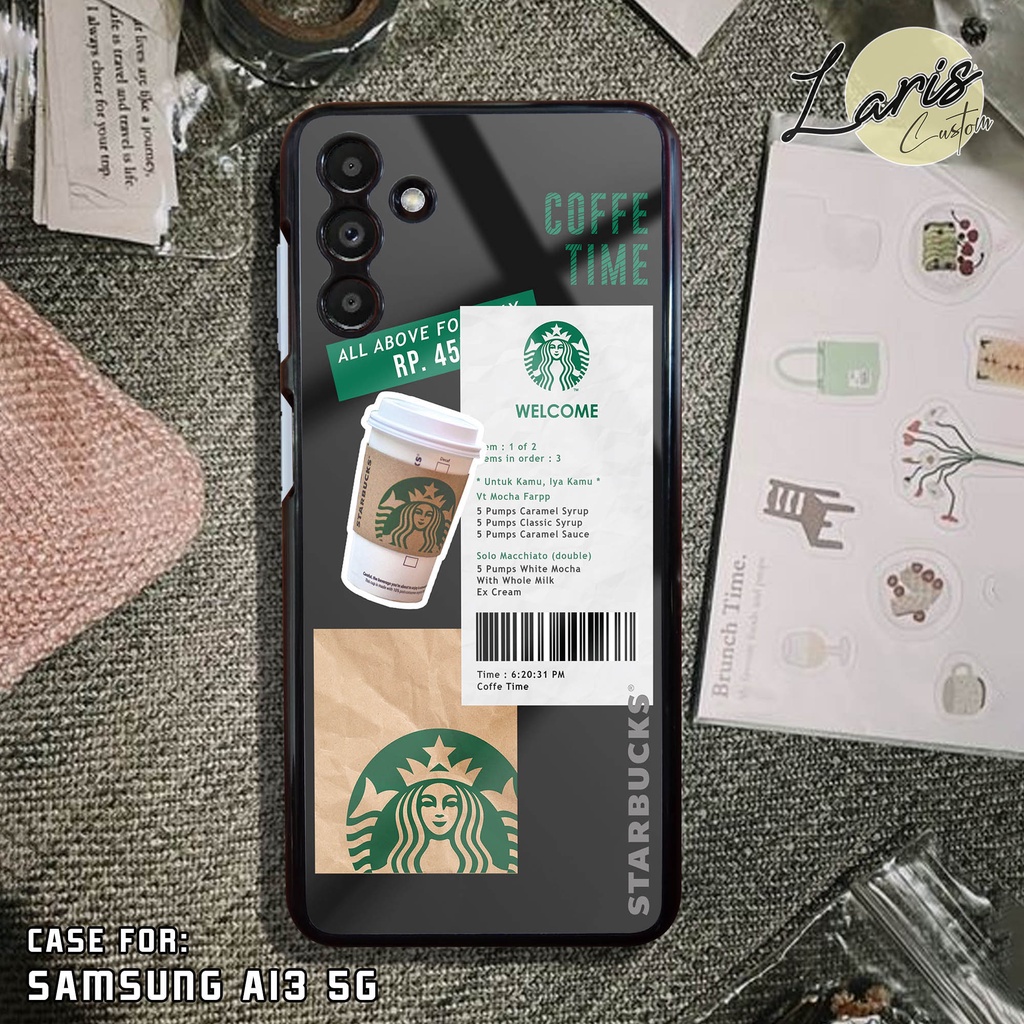 Case Samsung A13 5G A04S A51 A52 A52S A33 5G A53 - Casing Samsung A13 5G - ( Starbucks ) - Case Hp -