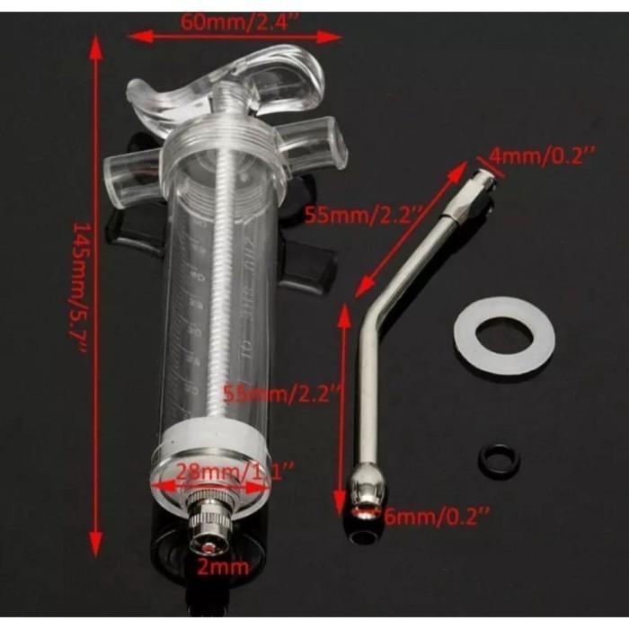 Alat Cekok Kambing Babi Anjing Suntikan Pemberi Minum Kambing 100Cc