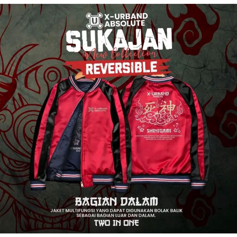 JAKET VARSITY BULAK BALIK/JAKET VARSITY TERBARU BISA PAKE BULAK BALIK