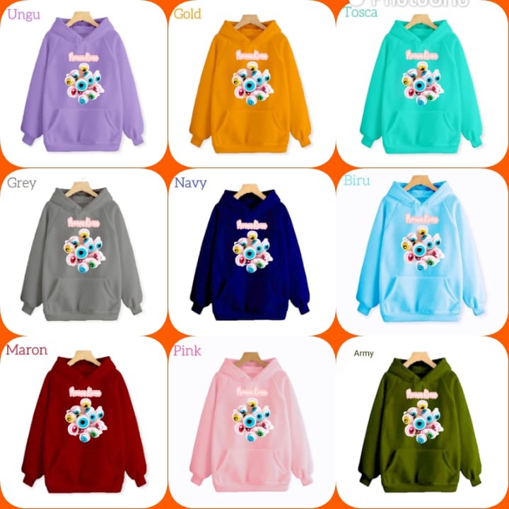 Hzl_outfit Hoodie Sweater Anak Permen Korea/Sweater Hodi Anak Anak