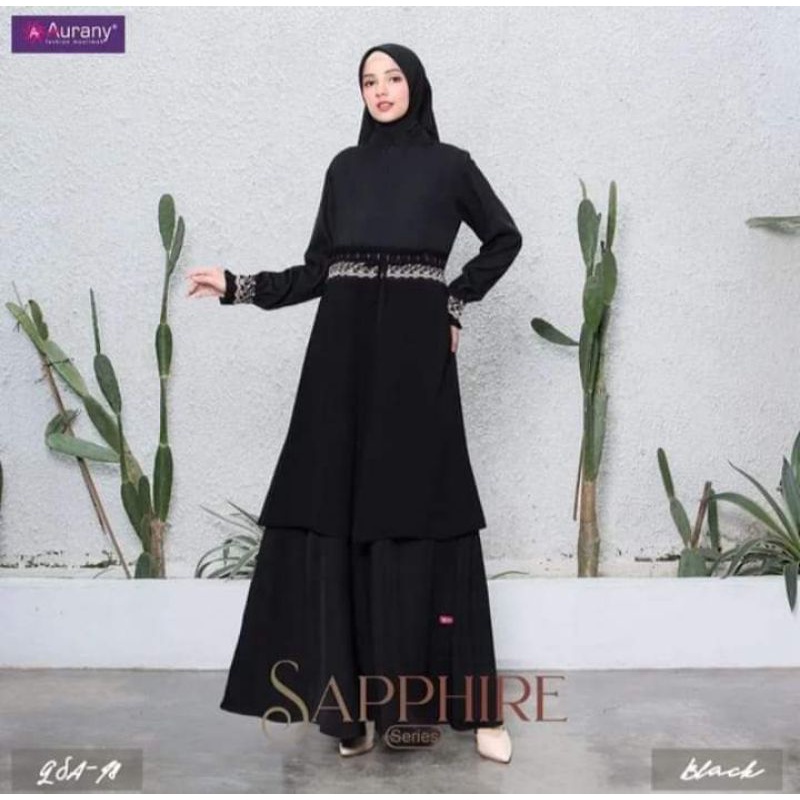 GAMIS GSA 48 AURANY/GAMIS HITAM /GAMIS SIMPLE/ GAMIS TERBARU