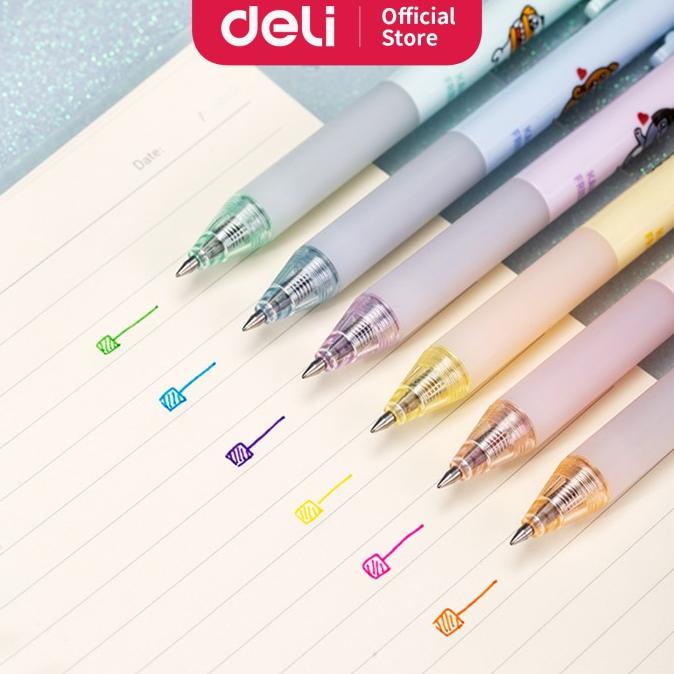 

HOT PROMO Deli Pen Netral KAKAO FRIENDS isi 6PCS/Kotak A105