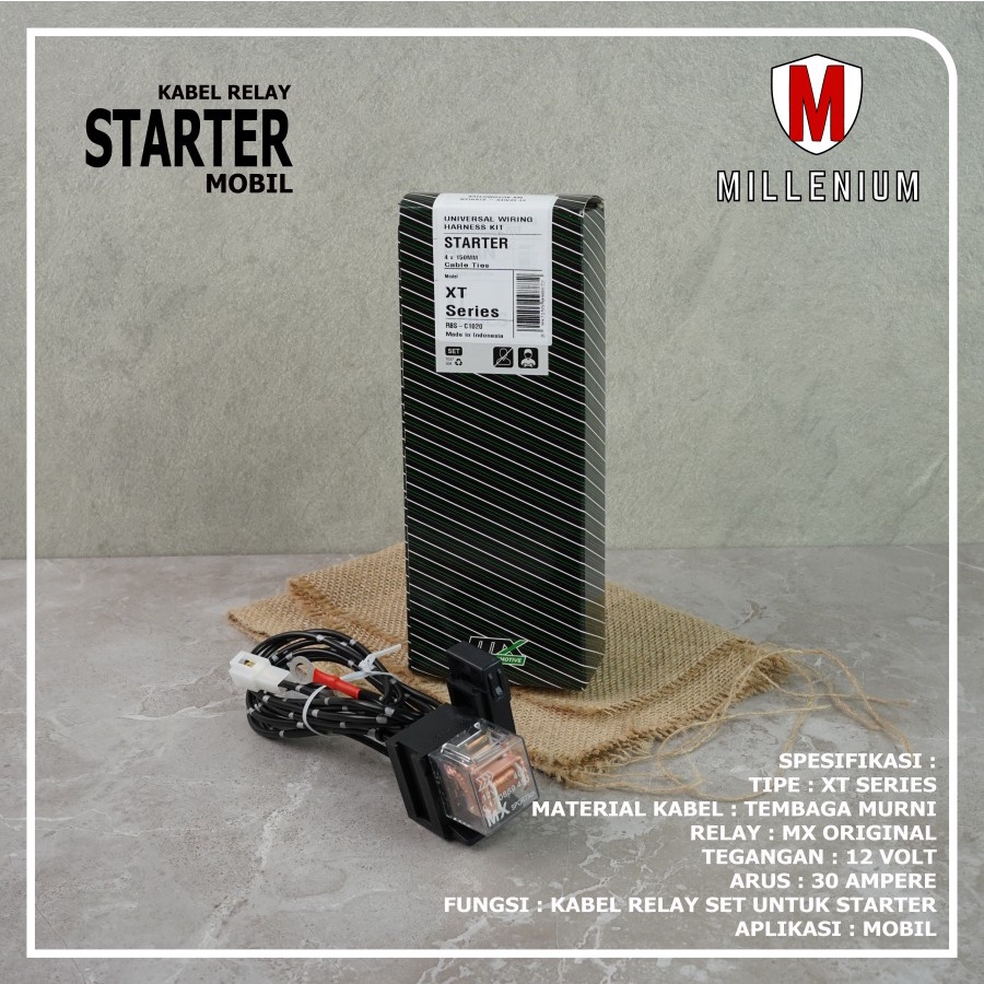 KABEL RELAY SET CABLE UNTUK STARTER 12V ORIGINAL MX HIGH QUALITY UNIVERSAL