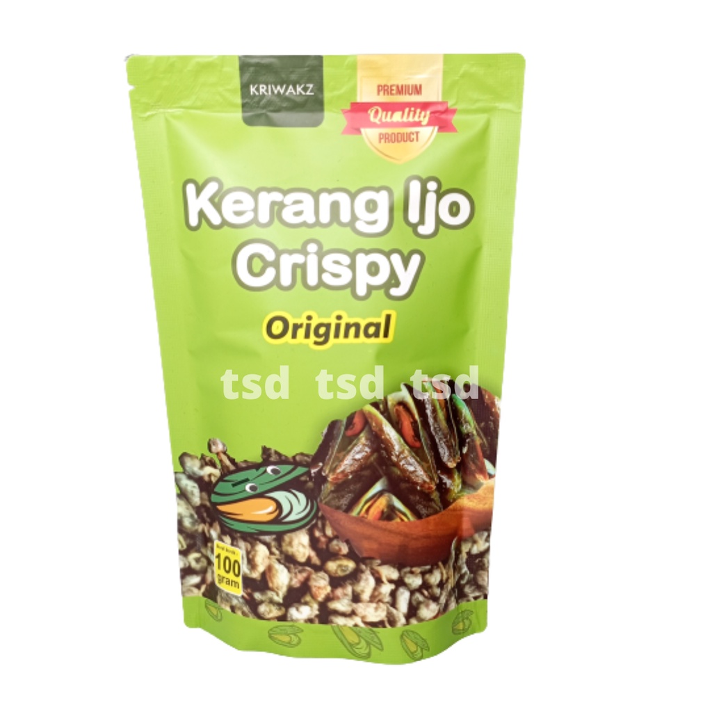 

Keripik Kerang Hijau Ijo Goreng Tepung Krispi Crispy Seafood Gurih Renyah