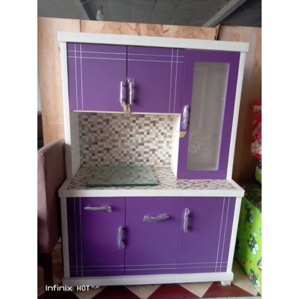 LEMARI SAYUR DAPUR 3 PINTU ( FINISHING CAT DUCO GRADE A )