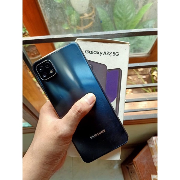 SAMSUNG A22 5G 6/128GB SECOND/BEKAS FULLSET ORIGINAL