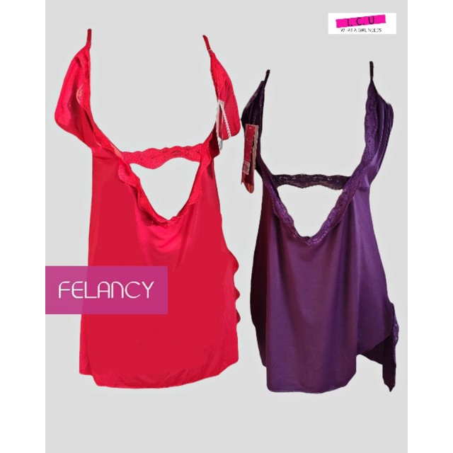 Lingerie Dress Baju Tidur Wanita Dewasa Sexy Original Felancy 078-NE1232 Free Size