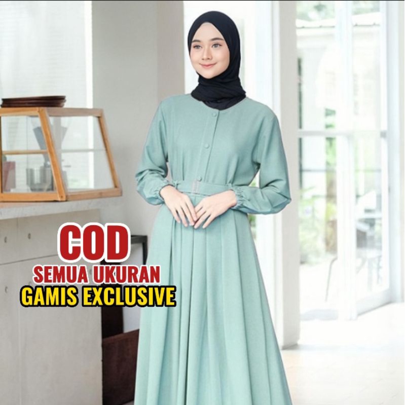 gamis remaja sarah maxy modern terbaru
