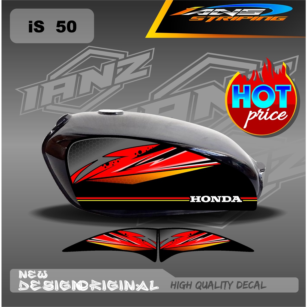 NEW STRIPING LIST TANGKI CUSTOM CB100 HOLOGRAM/NON HOLOGRAM IS50