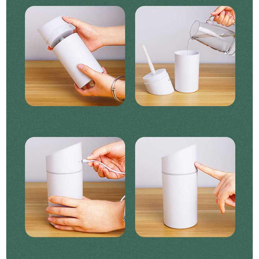 LISM Air Humidifier Diffuser Pelembab Udara Lampu RGB 450ml - SJD-03
