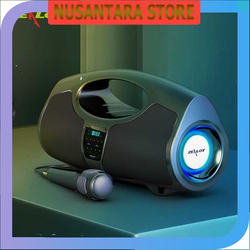 NUSANTARA - Zealot Portable Bluetooth Speaker Powerful Boombox 40W - P1