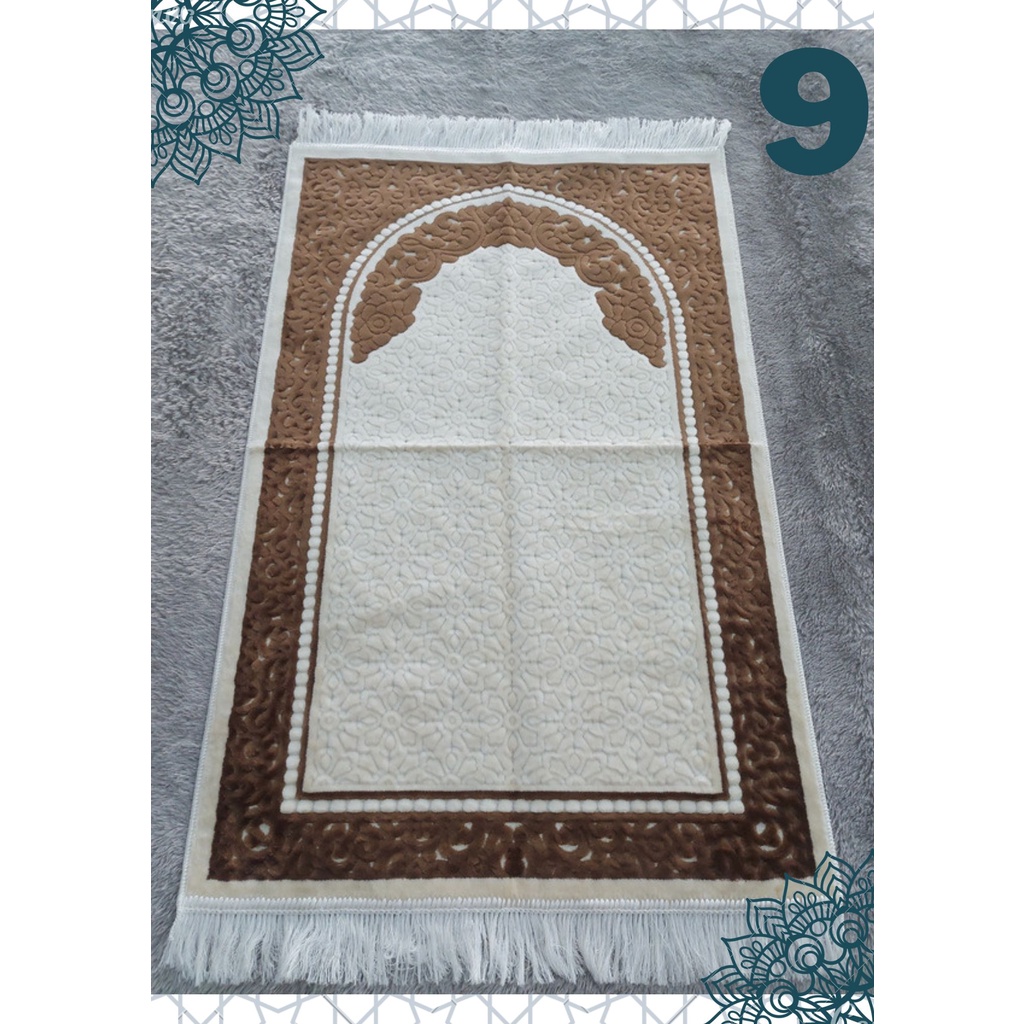 Sajadah Turki Aydin Sina Ukuran 70X110 Made In Turkey Sajadah Tebal Lembut