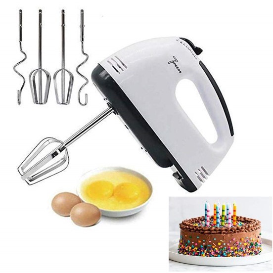 [ OBJ ] Mixer Super Hand Mixer dengan 7 kecepatan Alat Pengocok Telur Mixer Pengocok telur kue tepung