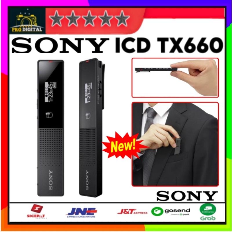 Jual SONY ICDTX660 VOICE RECORDER Sony tx660 Shopee Indonesia