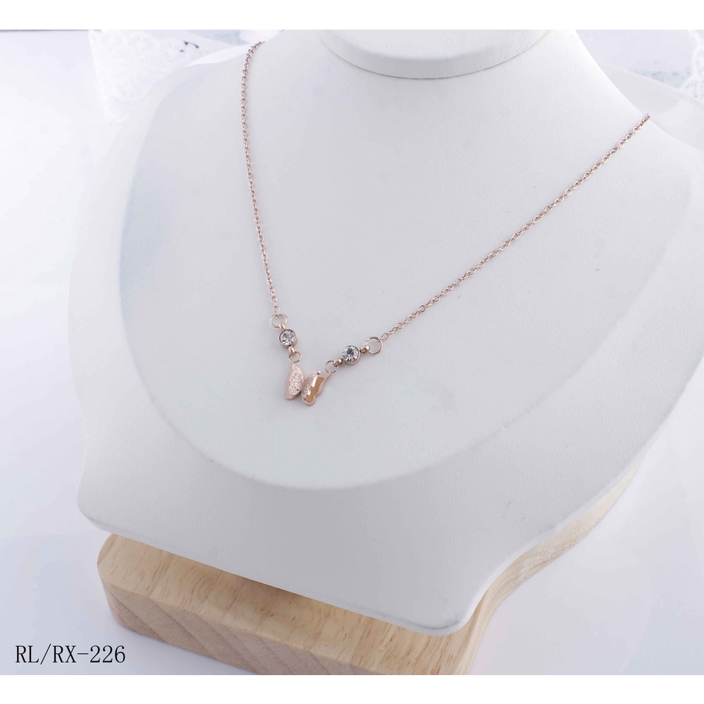 Kalung Kupu-kupu Titaniu Perhiasan Wanita Jewelry 226/6737