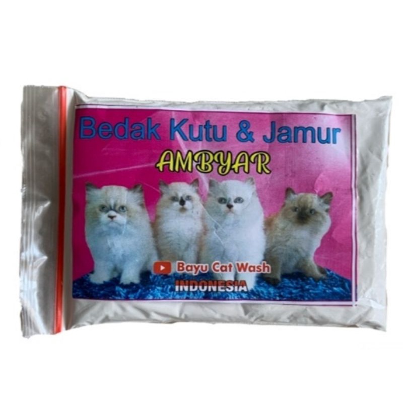 Bedak Kutu dan Jamur Kucing AMBYAR
