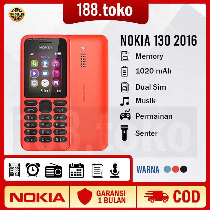 Nokia 130 Mp3 Murah Terbaru