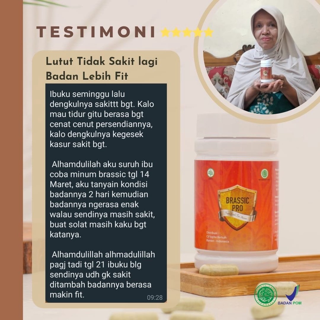 PAKET 5 BOTOL BRASSIC PRO ORIGINAL AMPUH MENGATASI NYERI SENDI PAKET 5 BOTOL