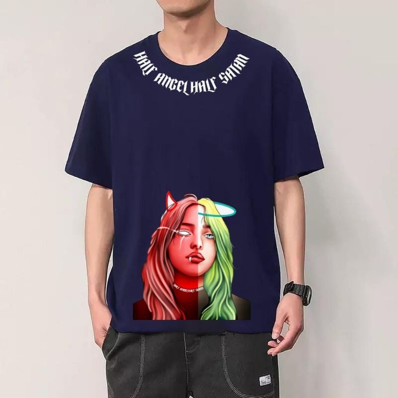 KAOS OVERSIZE UNISEX ( ANGEL ) KAOS DISTRO PRIA WANITA LENGAN PENDEK