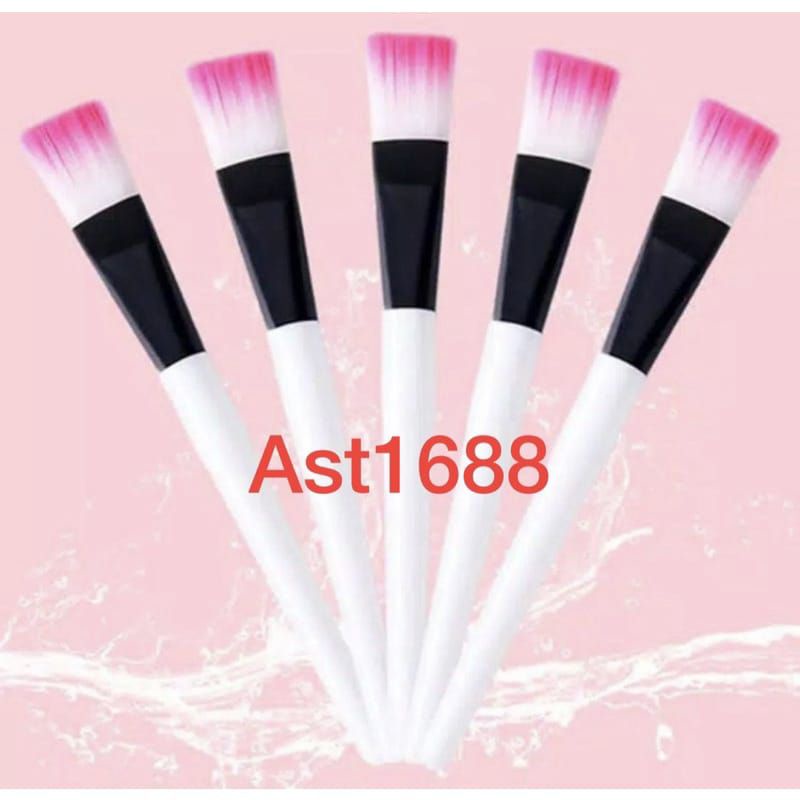 Kuas Masker Wajah make up Brush bahan halus warna pink