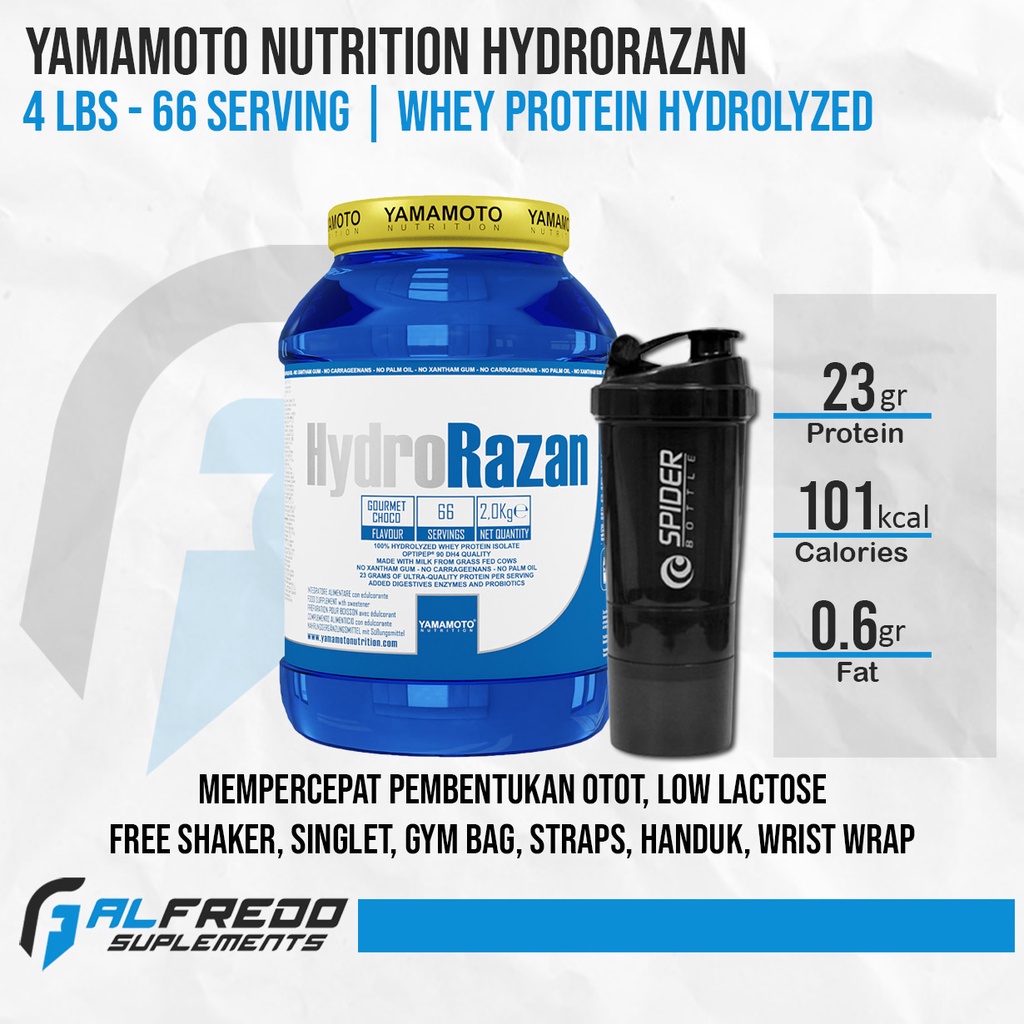 Yamamoto Nutrition HydroRazan 4.4 Lbs Whey Protein Hydrolized
