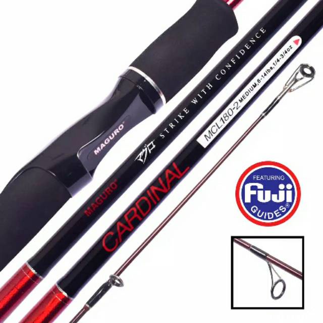 Joran Maguro Cardinal 150 165 180 cm Ring Fuji Spinning