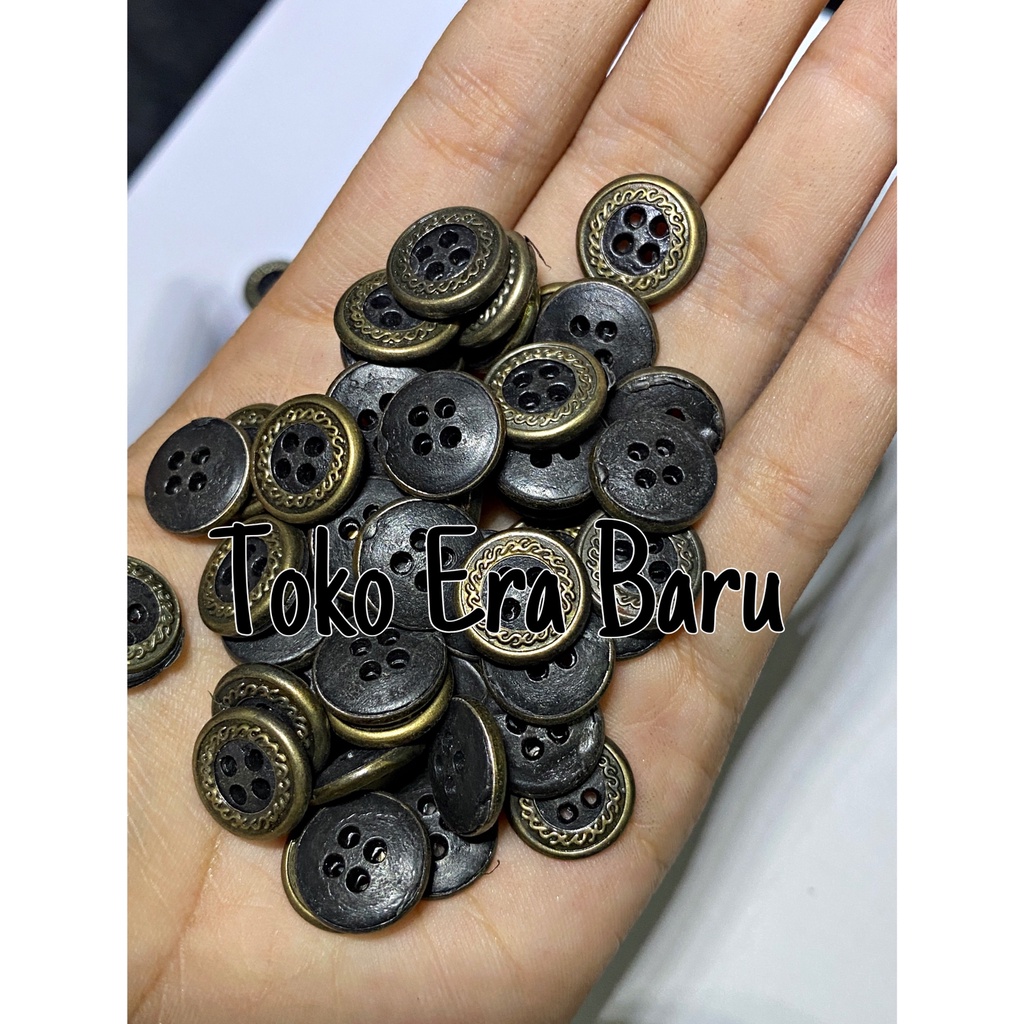 KANCING LINGKAR BESI 18L/1cm/10mm isi 1 gros