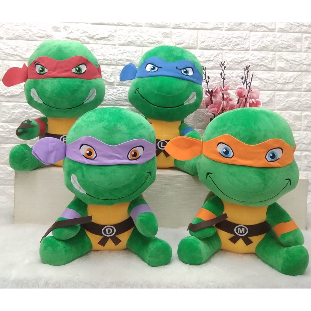 Boneka Kura Kura Ninja Size 8&quot;/25cm/boneka turtle/boneka animal/boneka lucu