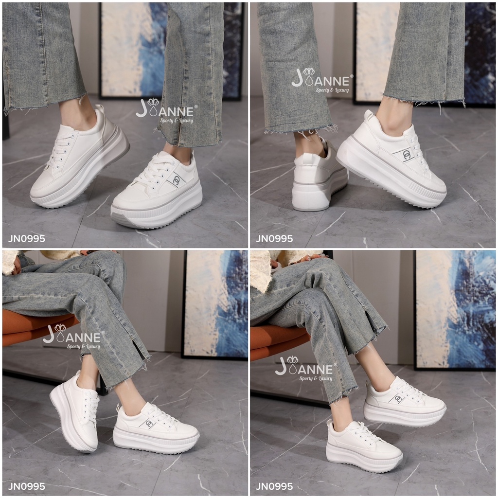 JOANNE Highsole Sneakers Shoes #JN0995 ORIGINAL