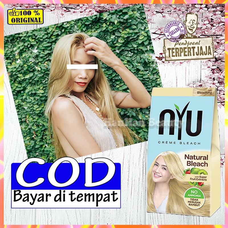 Jual NYU Creme Hair Colour 30ml Natural Bleach NO AMMONIA (tidak
