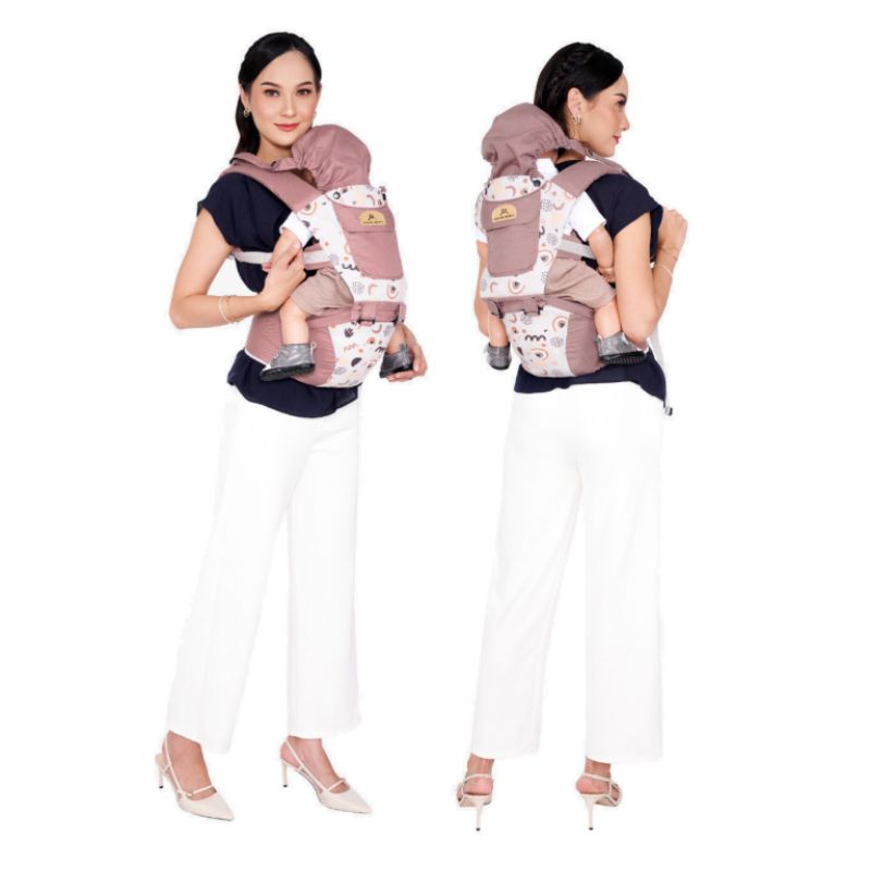 Moms Baby Gendongan Hipseat 7in1 Aurora Series