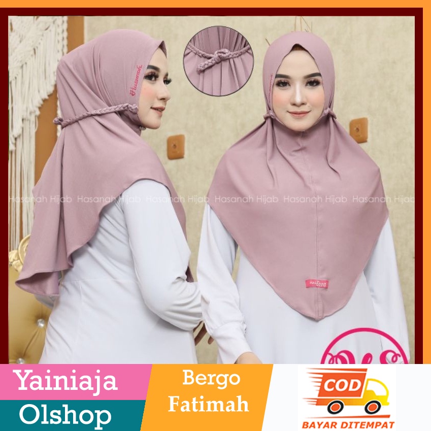 TERMURAH Bergo Fatimah Ori Hasanah Hijab