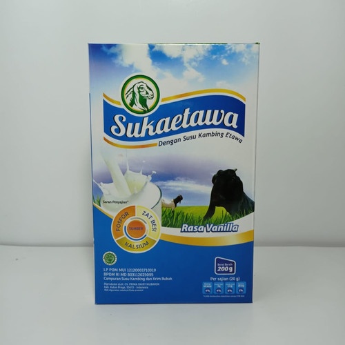 

SUKA ETAWA - Susu Kambing Etawa - 200 Gram SUKAETAWA 200GRAM